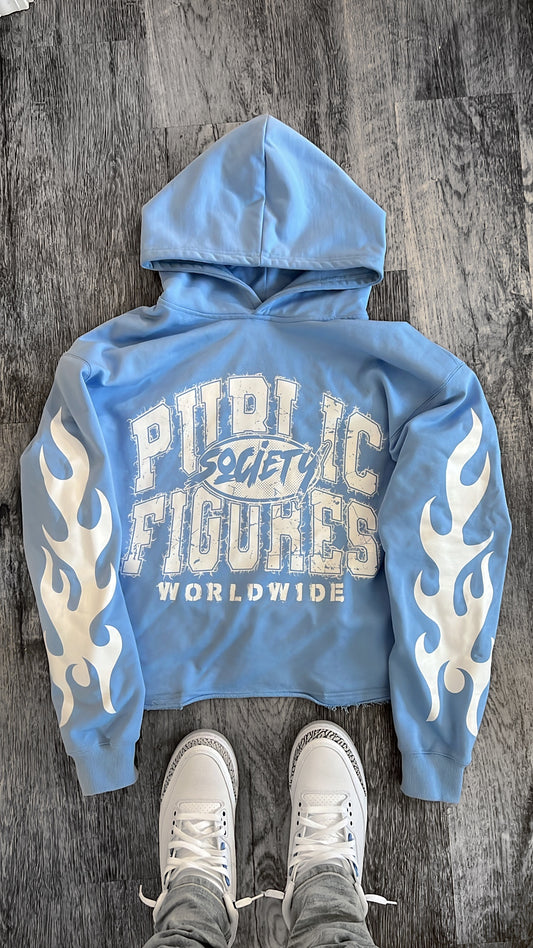 PF SOCIETY HOODIE (LIGHT BLUE)